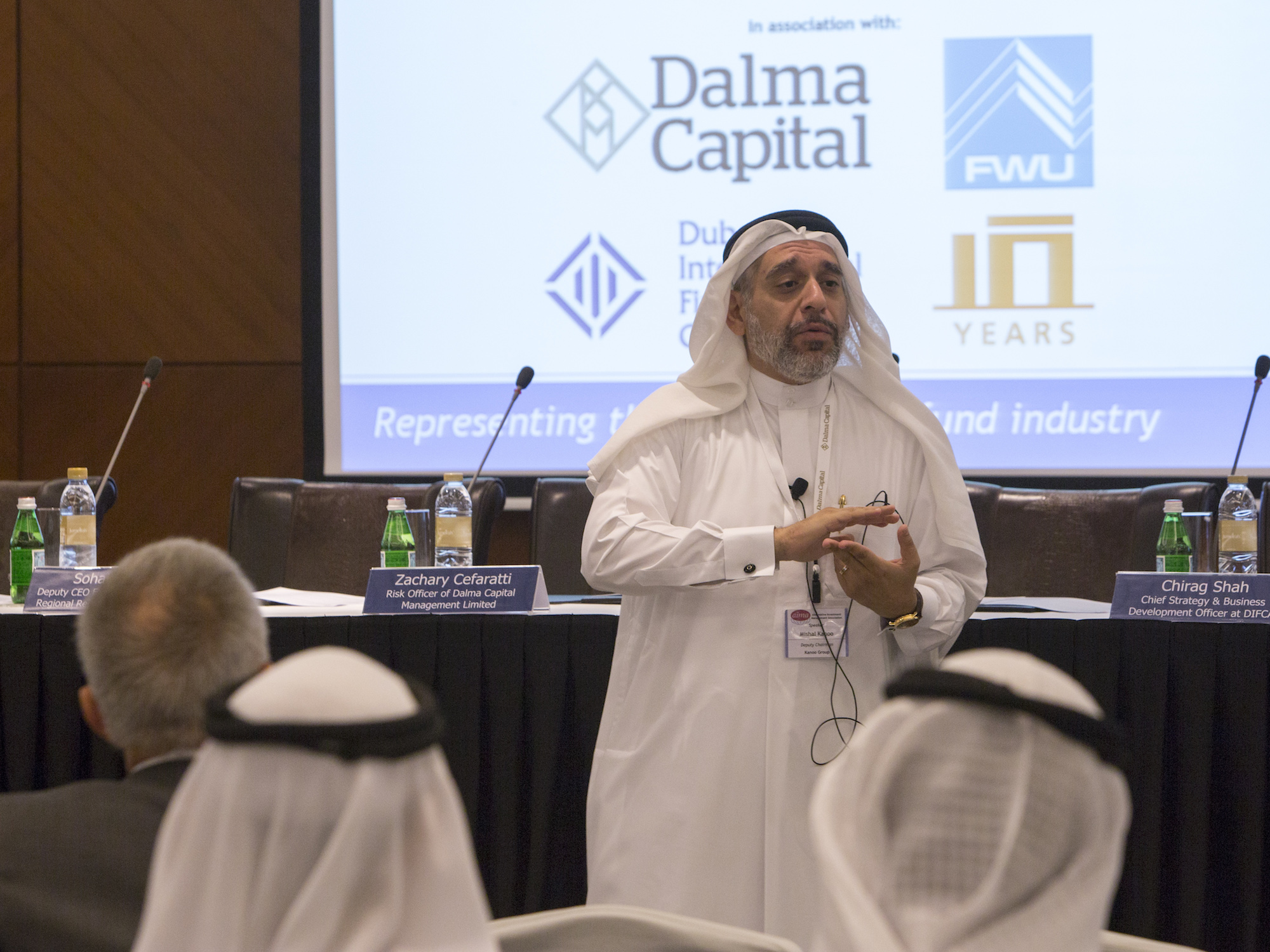 Mishal Kanoo Speaking at Dalma Capital AIM Summit